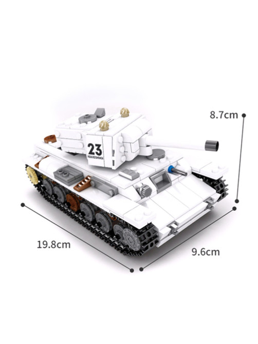 Конструктор UNICON «Танк KV-1. Климент Ворошилов», 2 фигурки, 536 деталей
