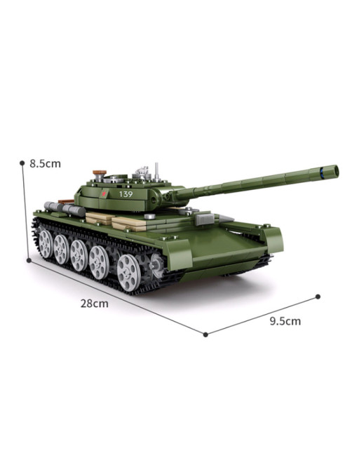 Конструктор UNICON «Танк Т-44», 535 деталей