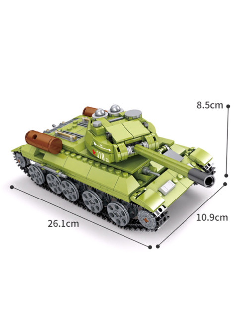 Конструктор UNICON «Танк Т-34», 578 деталей