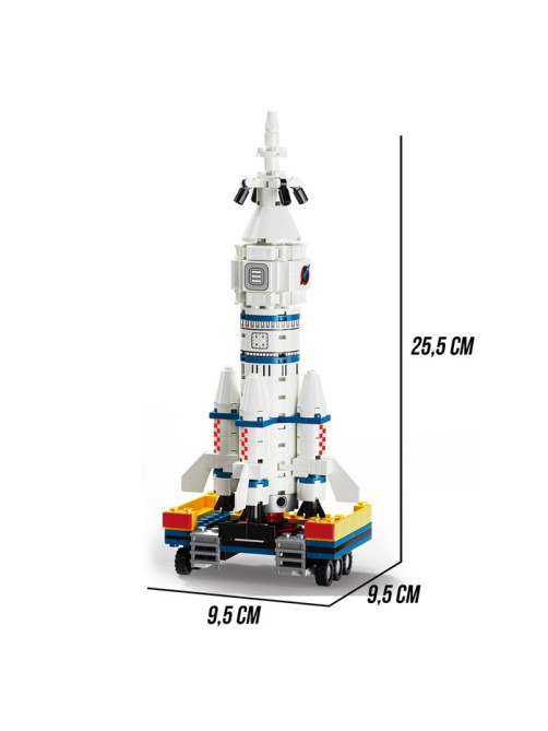 Конструктор UNICON «Космос. Передвижная ракета», 249 деталей