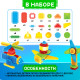 Конструктор игольчатый UNICON, 58 деталей