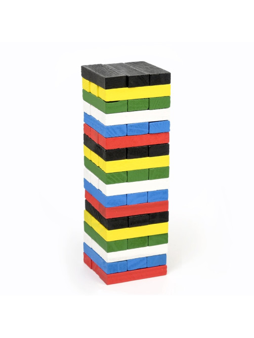 Настольная игра на баланс «Падающая башня», 54 бруска