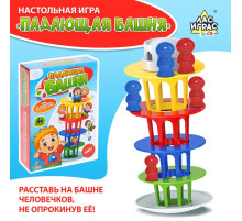 Настольная игра для детей на баланс Лас Играс KIDS «Падающая башня», 2 игрока, 5+