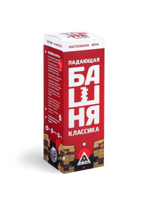 Дженга падающая башня «Классика», 54 бруска, 6+