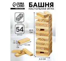 Падающая башня «Время игры», 54 бруска