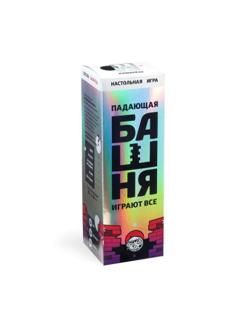 Дженга падающая башня «Играют все», 54 бруска, 6+