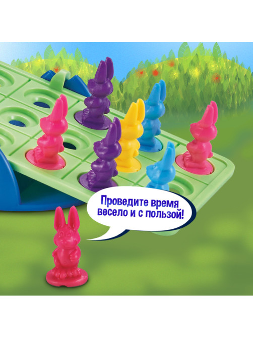 Настольная игра для детей «Кролики в балансе», 1 игрок, 4+