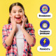 Настольная игра на координацию Лас Играс KIDS «Оп-хлоп», от 2 игроков, 5+