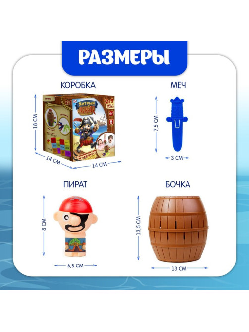 Настольная игра на везение Лас Играс KIDS «Хитрый Джек», фанты, 2-4 игрока, 3+
