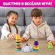 Настольная игра на скорость и логику Лас Играс KIDS «Со скоростью цвета», модуль с вращающимся барабаном, 2 игрока, 4+