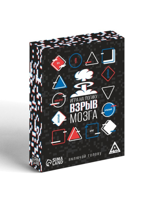 Настольная игра на логику «Взрыв мозга», 60 карт, 12+