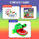 Настольная игра для детей на реакцию Лас Играс KIDS «Крокодаббл», 2-4 игрока, 5+