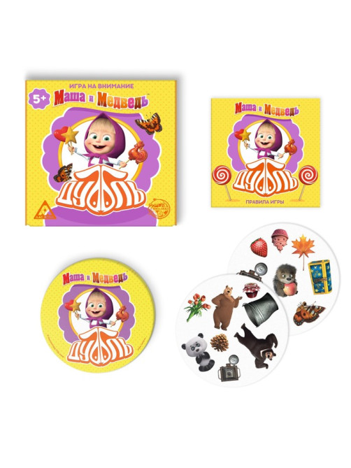 Настольная игра «Дуббль. Улётное КОМБО», на реакцию и внимание, 4 в 1, 5+
