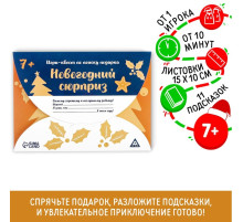 Новогодний квест по поиску подарка «Новый год: Сюрприз», 11 подсказок, письмо, 7+