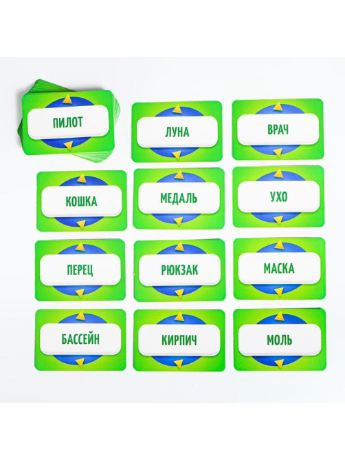 Настольная игра на угадывание слов «Кто я?», 50 карт, 10+