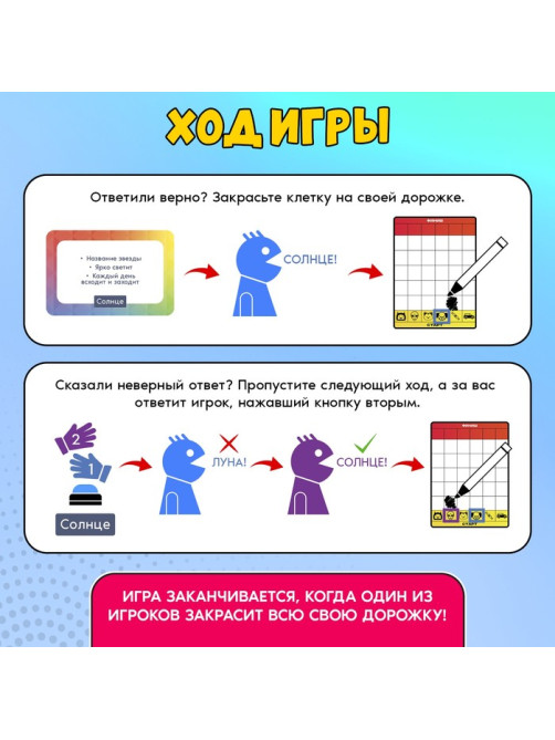 Настольная игра «Жми и говори», 60 карточек, 7+