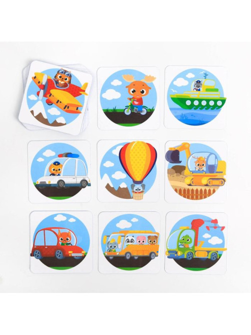 Настольная игра «Мемо. Транспорт», 28 карт, 3+