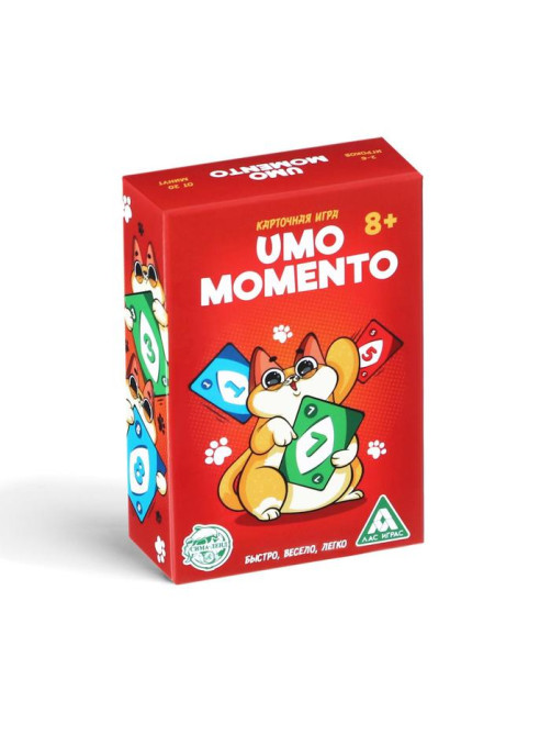 Настольная игра на реакцию и внимание «УМО моменто», 70 карт, 8+