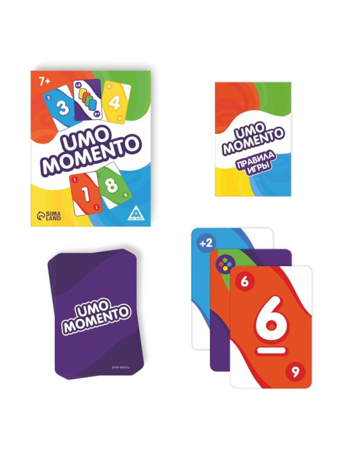 Настольная игра на реакцию и внимание «УМО моменто», 108 карт, 7+