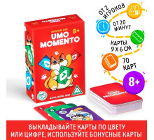 Настольная игра на реакцию и внимание «УМО моменто», 70 карт, 8+
