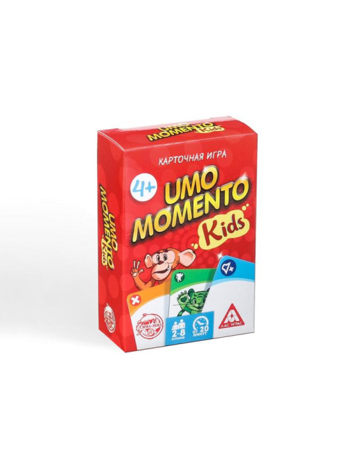 Настольная игра на реакцию и внимание «УМО моменто. Кидс», 70 карт, 4+