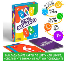 Настольная игра на реакцию и внимание «УМО моменто», 108 карт, 7+