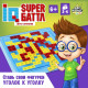 Настольная игра для детей на логику Лас Играс KIDS «IQ super Баттл», 2-4 игрока, 6+