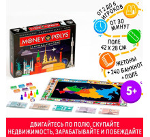 Настольная экономическая игра «Мани Полис. Города России», 240 банкнот, 5+