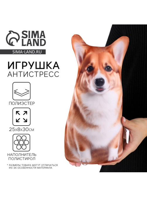 Антистресс игрушка, собака «Корги»