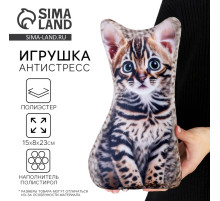 Антистресс игрушка «Котик Бенгал»