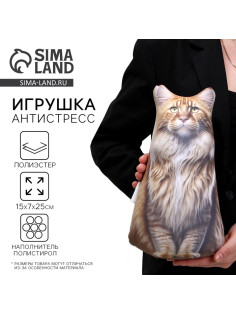 Антистресс игрушка, кот «Мейн-кун»