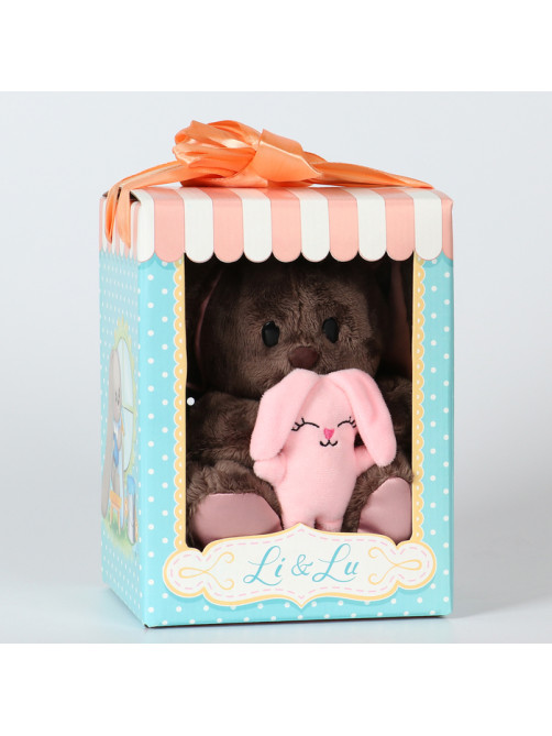 Мягкая игрушка «Li с зайцем», заяц, 25 см