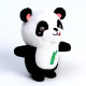Мягкая игрушка Milo toys «Весёлая панда», 11 см