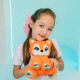 Мягкая игрушка Milo toys «Лиса», 20×17 см