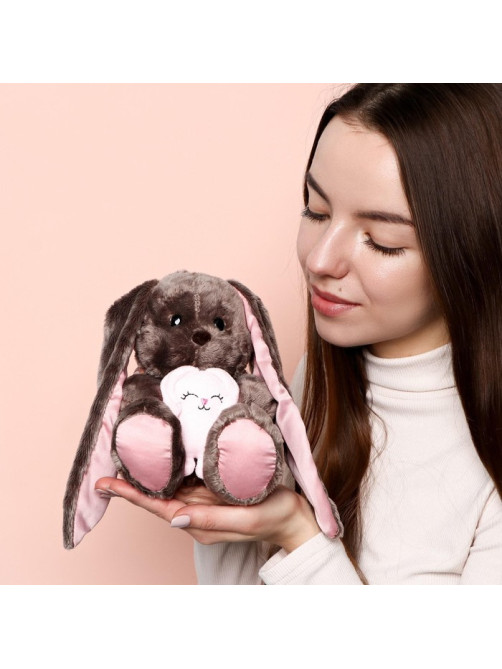 Мягкая игрушка «Li с зайцем», заяц, 25 см