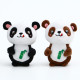 Мягкая игрушка Milo toys «Весёлая панда», 11 см