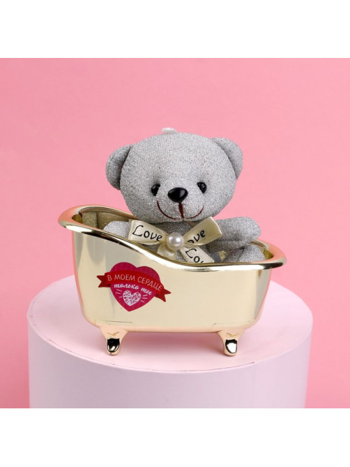 Мягкая игрушка Milo toys «В моём сердце только ты», медведь, МИКС