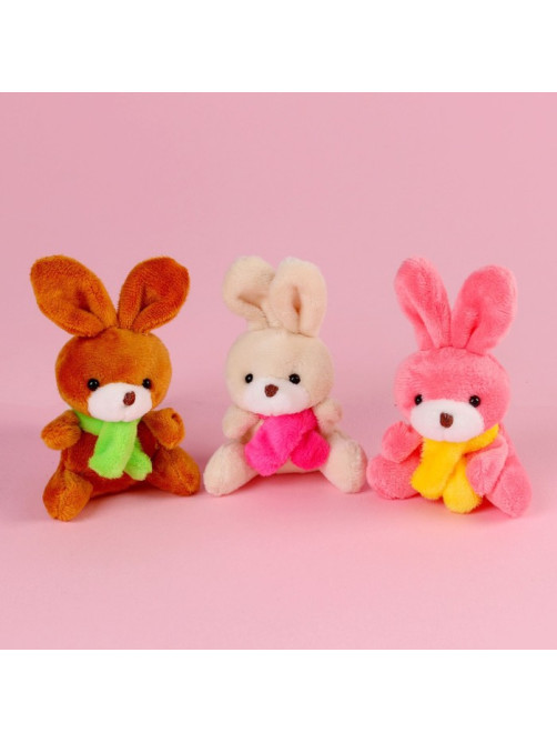 Мягкая игрушка Milo toys «Моей половинке», зайчик, МИКС, в шоубоксе