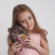 Мягкая игрушка Milo toys «Кошечка Соня», с пайетками, 16 см × 8 см × 17 см