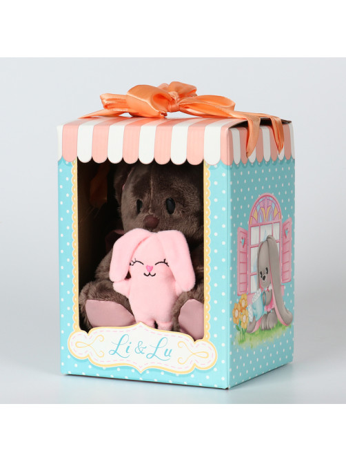 Мягкая игрушка «Li с зайцем», заяц, 25 см