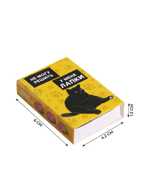 Головоломка металлическая Puzzle «Мурчать – не головоломку решать», МИКС, в шоубоксе