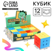 Головоломка-кубик «Собери цвет», в шоубоксе, 3×3