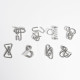 Головоломка металлическая Puzzle «Загадки детективов» набор 8 шт.