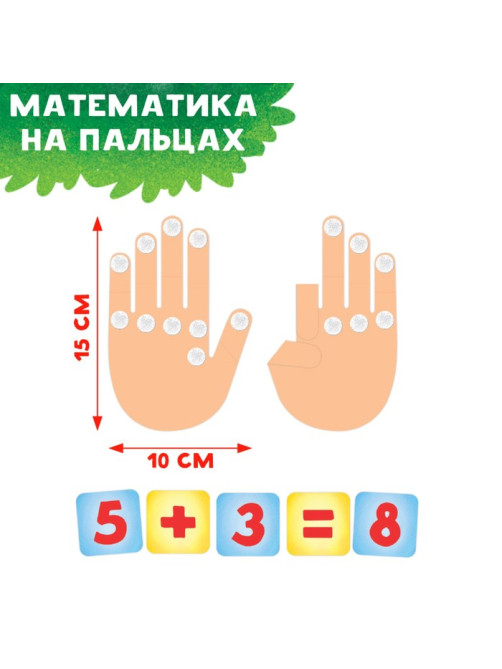 Интерактивная игра-лэпбук «Математика на пальцах», 3+