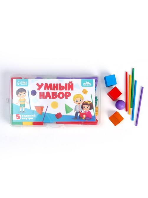Кубики, счётный материал Лесная мастерская «Умный набор»
