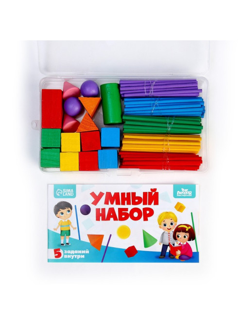 Кубики, счётный материал Лесная мастерская «Умный набор»