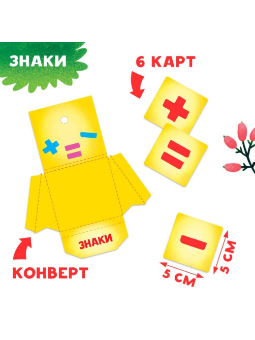 Интерактивная игра-лэпбук «Математика на пальцах», 3+