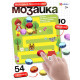 Мозаика «Весёлые задания», по методике Монтессори, 54 камешка, 10 заданий, 3+