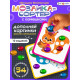 Мозаика-сортер, по методике Монтессори, 54 камешка, 10 заданий, 3+