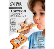 Аэробол, игра - тренажёр для дыхания «Мишутка»
